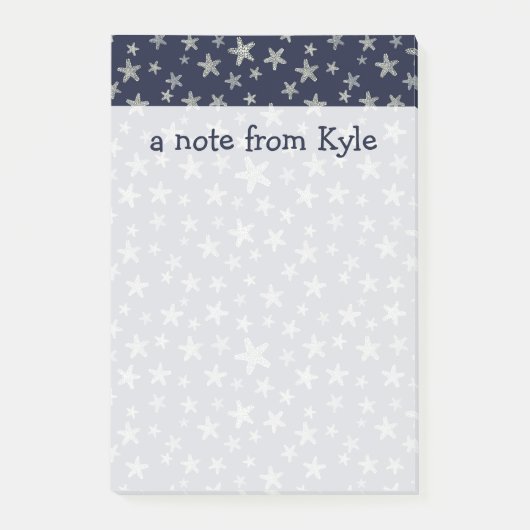 ヒトデパターン|の海はあなたの名前を加えます ポストイット (正面)