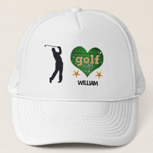 ヒトデパーソナライズされたス雄シルエットゴルフ キャップ