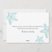 ヒトデビーチクリスマス シーズンカード (裏面)