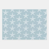 ヒトデビーチサマー結婚ズ・パターン ラッピングペーパーシート (正面3)