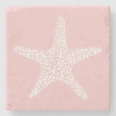 ヒトデビーチサマー航海のデザインストーンco ストーンコースター (正面)