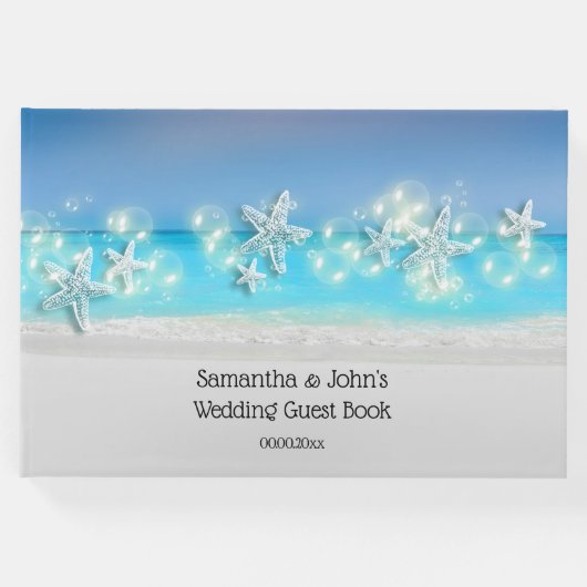 ヒトデビーチブルー・ウォーター熱帯性登録簿 ゲストブック (正面)