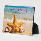 ヒトデビーチ引用文 フォトプラーク (側面)