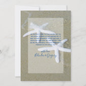 ヒトデビーチ結婚式サンキューカード サンキューカード (正面)