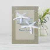 ヒトデビーチ結婚式サンキューカード サンキューカード (スタンド正面)