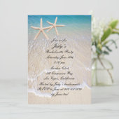 ヒトデビーチ結婚式バチェロレッテ招待状 招待状 (スタンド正面)