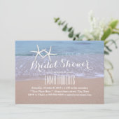 ヒトデビーチ結婚式ブライダルシャワー 招待状 (スタンド正面)