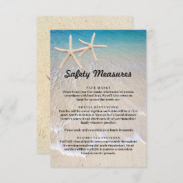 ヒトデビーチ結婚式安全対策 エンクロージャーカード