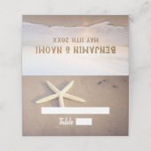 ヒトデビーチ結婚式座席表 プレイスカード (外部開封)