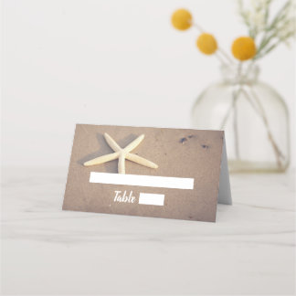 ヒトデビーチ結婚式座席表 プレイスカード
