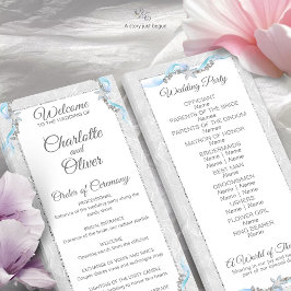 ヒトデビーチ結婚式式プログラム 招待状