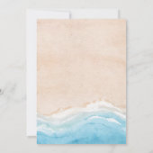 ヒトデビーチ結婚式招待状 招待状 (裏面)