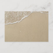 ヒトデビーチ結婚式詳細 エンクロージャーカード (裏面)