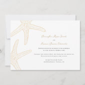 ヒトデビーチ結婚式 招待状 (正面)