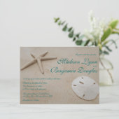 ヒトデビーチ行き先結婚招待状 招待状 (スタンド正面)