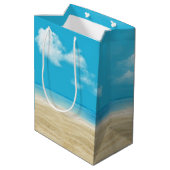 ヒトデビーチ誕生日 ミディアムペーパーバッグ (裏面アングル)