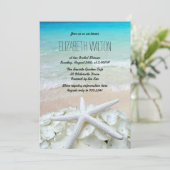 ヒトデフローラビーチブライダルシャワー 招待状 (スタンド正面)