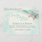 ヒトデ及びリボンの期日の変更 ポストカード (正面/裏面)