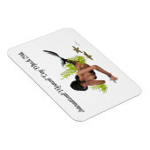 ヒトデ可とう磁石付きブルネット人魚 マグネット (右側)