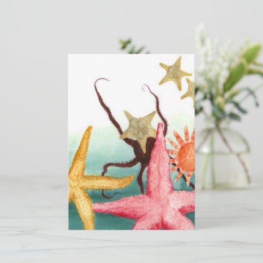 ヒトデ救出物語空白の発表招待状 招待状 (スタンド正面)