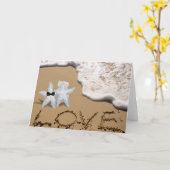 ヒトデ新郎 カード (黄色い花)