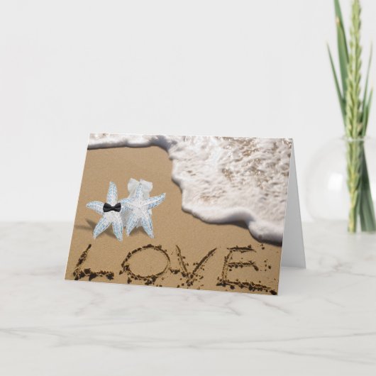 ヒトデ新郎 カード (正面)