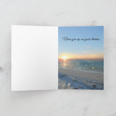 ヒトデ水切りグリーティングカード カード (内部)