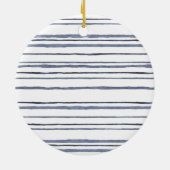 ヒトデ水彩青オーナメント セラミックオーナメント (裏面)