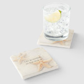 ヒトデ海ビーチ ストーンコースター (横)