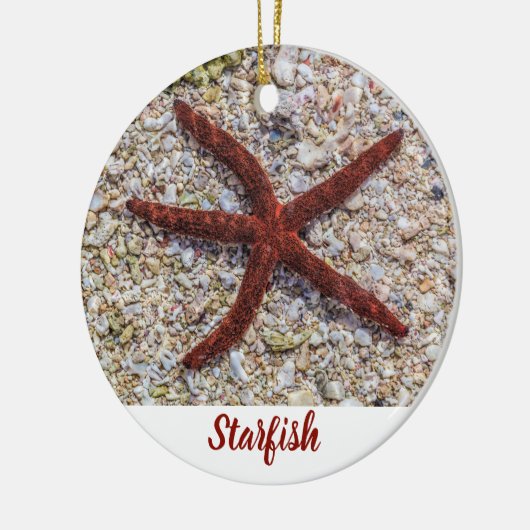 ヒトデ海ヴィンテージビーチレトロお土産 セラミックオーナメント (左)