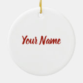 ヒトデ海ヴィンテージビーチレトロお土産 セラミックオーナメント (裏面)