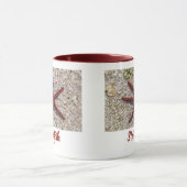 ヒトデ海ヴィンテージビーチレトロお土産 マグカップ (中央)