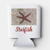 ヒトデ海ヴィンテージビーチレトロお土産 缶クーラー (裏面)