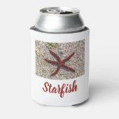 ヒトデ海ヴィンテージビーチレトロお土産 缶クーラー (缶裏面)