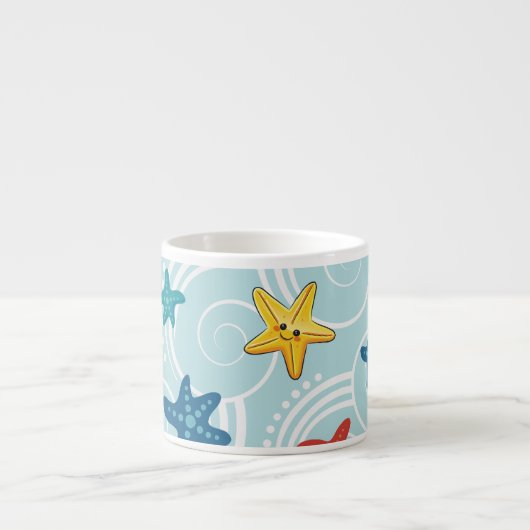 ヒトデ渦巻形の海 エスプレッソカップ (正面)