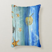 ヒトデ熱帯デザイナーアクセントの枕16" x12 " アクセントクッション (正面(垂直))