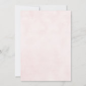 ヒトデ熱帯ヴィンテージビーチコーラル結婚ズ 招待状 (裏面)