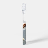 ヒトデ独身のが岸に打ち上げられたジグソーパズル iPhoneケース (左側面)