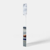 ヒトデ独身のが岸に打ち上げられたジグソーパズル iPhoneケース (右側面)