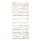 ヒトデ白塗り木材ビーチ結婚式メニュー ラックカード (裏面)