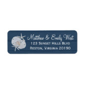 ヒトデ砂ド結婚ル住所 シール (正面)