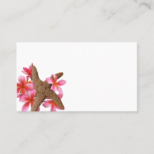 ヒトデ空白のプルメリア海護衛座席表 プレイスカード (正面)