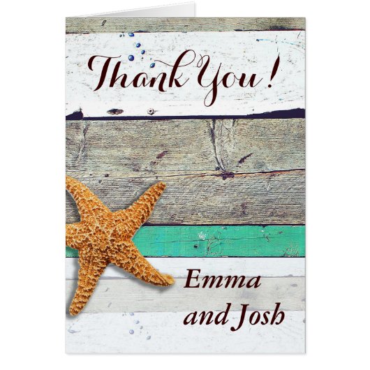 ヒトデ素朴ビーチボ航海のード (正面)