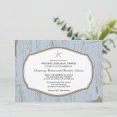 ヒトデ素朴リハーサルディナー招待状 招待状 (スタンド正面)