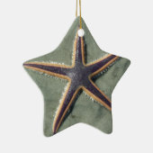 ヒトデ紫色の星オンビーチ セラミックオーナメント (右)