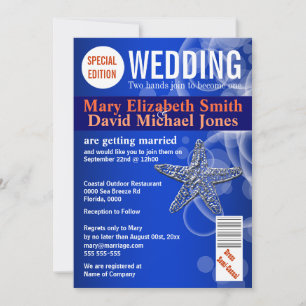 ヒトデ結婚の雑誌PERSONALIZE 招待状