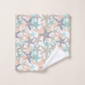 ヒトデ継ぎ目なし型浴用タオルセット バスタオルセット (ウォッシュタオル)