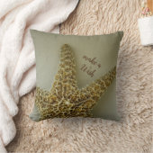 ヒトデ自然沿岸 クッション (ブランケット)