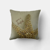 ヒトデ自然沿岸 クッション (裏面)