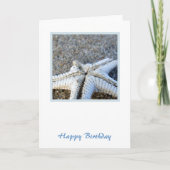 ヒトデ誕生日カード カード (正面)